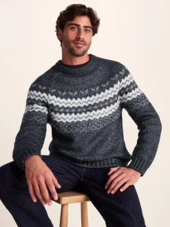 Tog 24 Blue Mens Michael Knitted Jumper