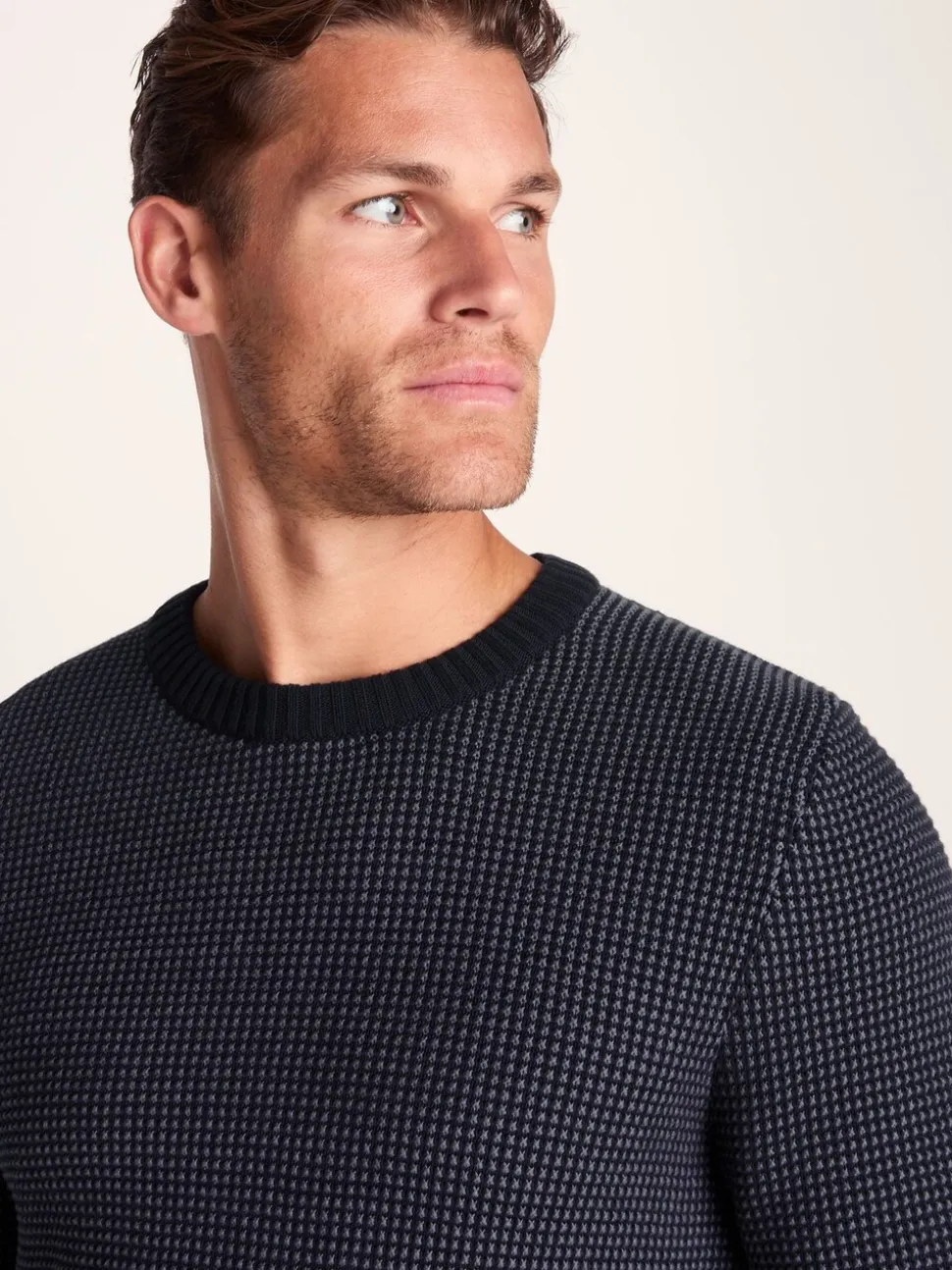 Tog 24 Blue Mens Richie Knitted Jumper