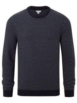 Tog 24 Blue Mens Richie Knitted Jumper
