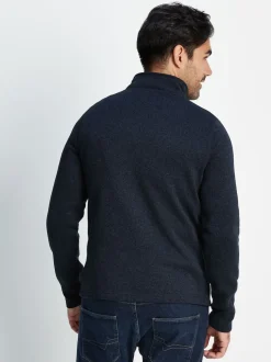 Tog 24 Blue Pearson Knit Look Quarter Zip Fleece