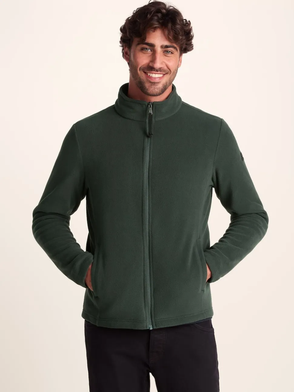 Tog 24 Dark Green Mens Revive Fleece Black Jacket