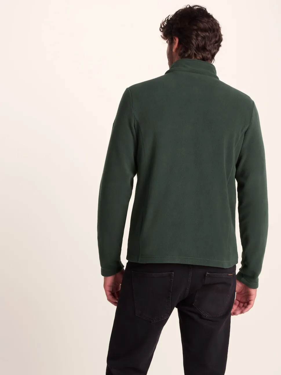 Tog 24 Dark Green Mens Revive Fleece Black Jacket