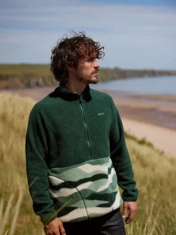 Tog 24 Green Mens Flaxley Sherpa Fleece