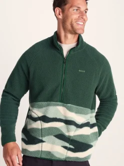 Tog 24 Green Mens Flaxley Sherpa Fleece