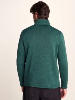 Tog 24 Green Pearson Knit Look Quarter Zip Fleece