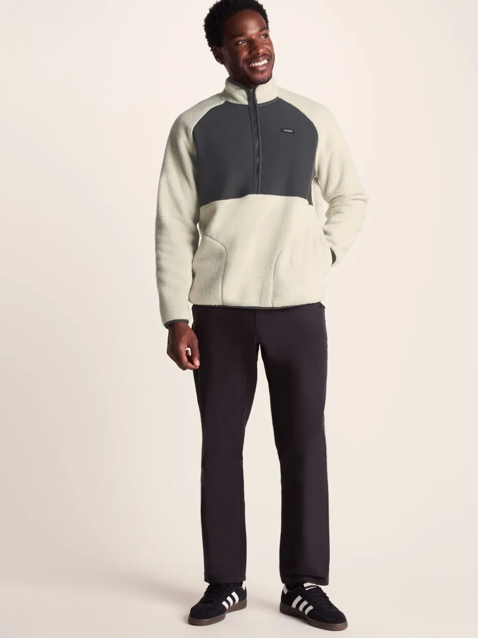 Tog 24 Grey Mens Eldon Sherpa Fleece