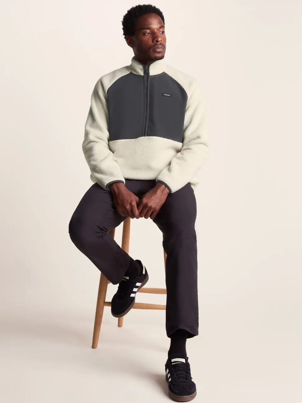 Tog 24 Grey Mens Eldon Sherpa Fleece