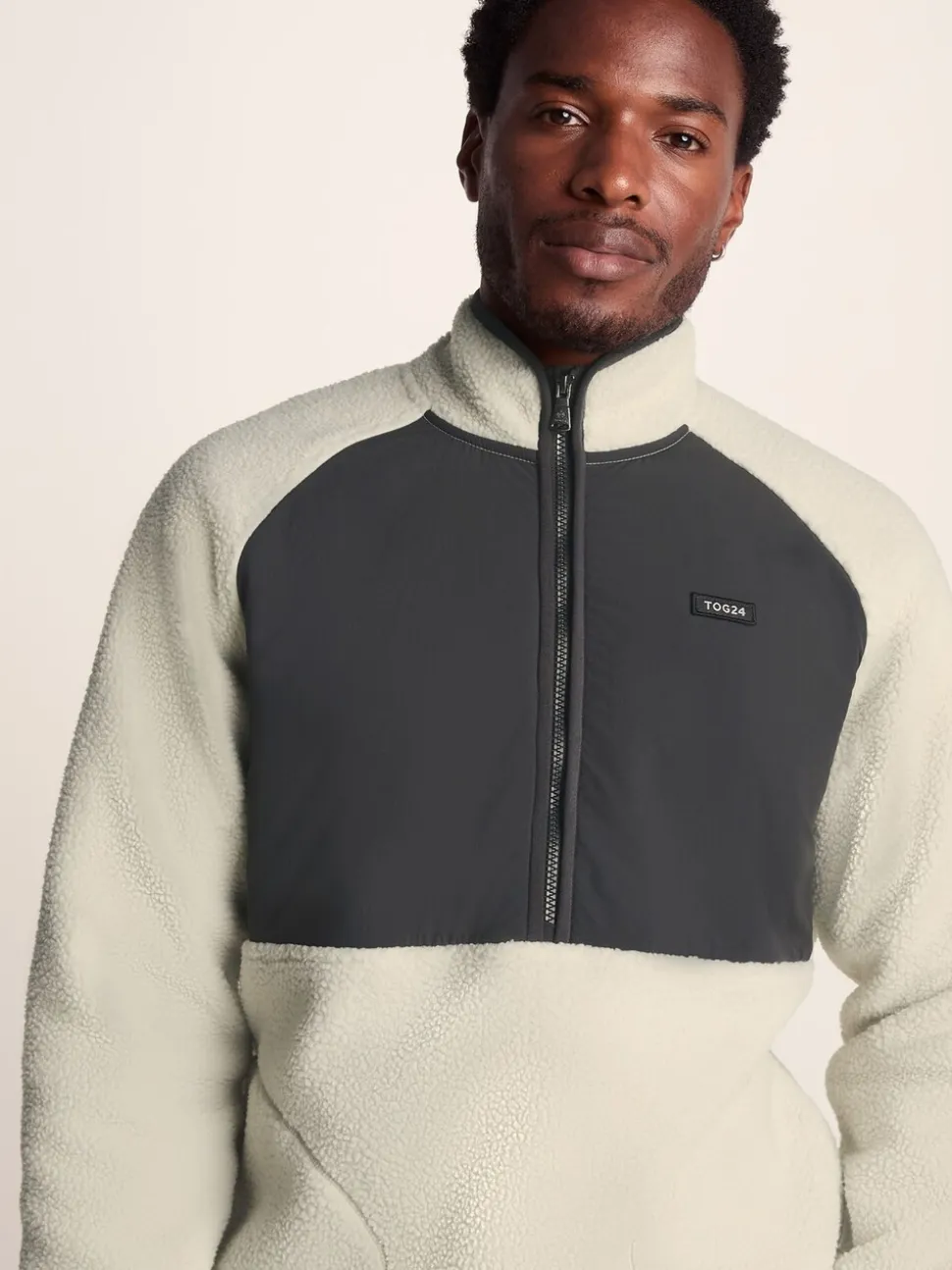 Tog 24 Grey Mens Eldon Sherpa Fleece