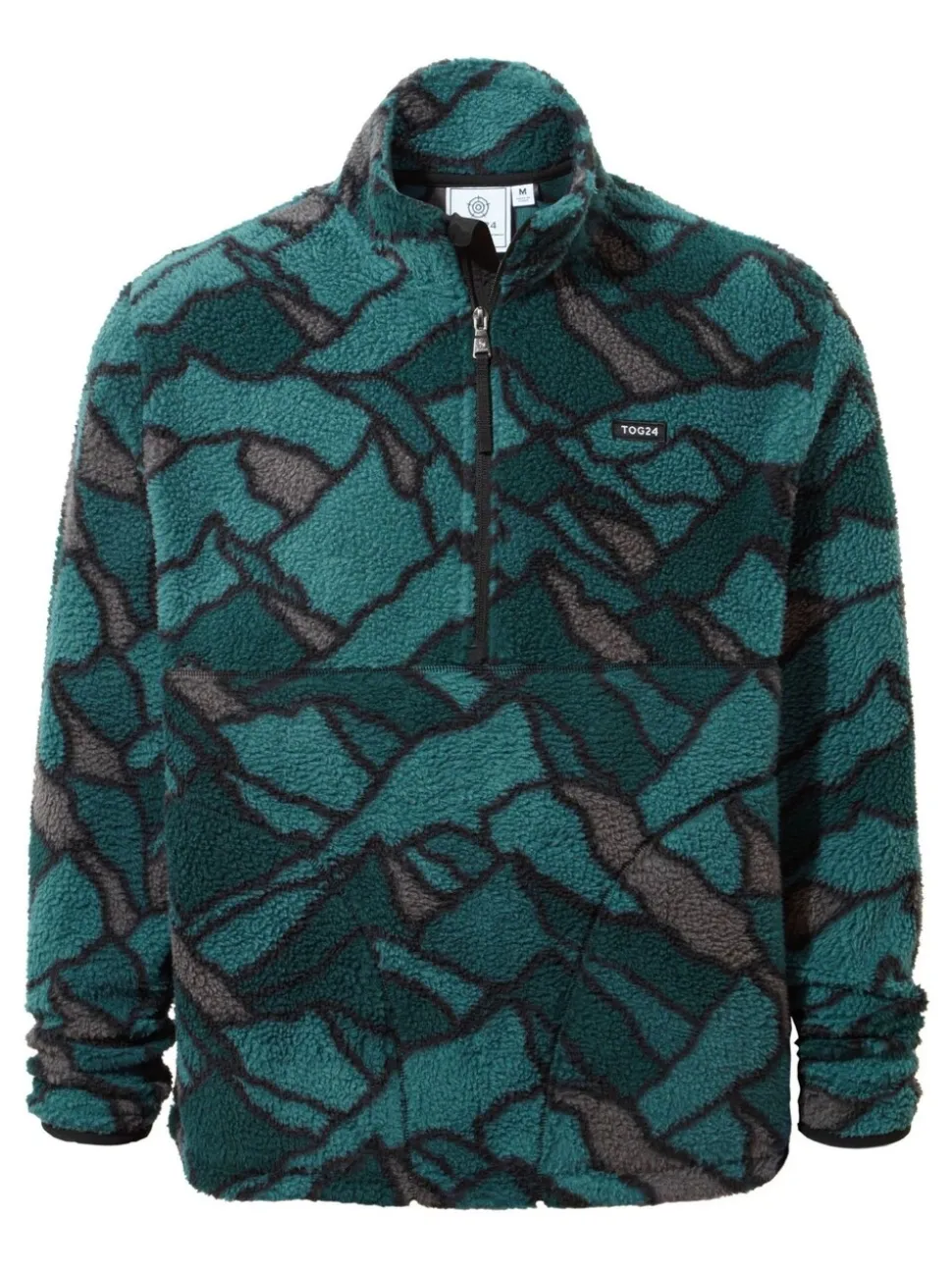 Tog 24 Grey Mens Zermatt Sherpa Fleece