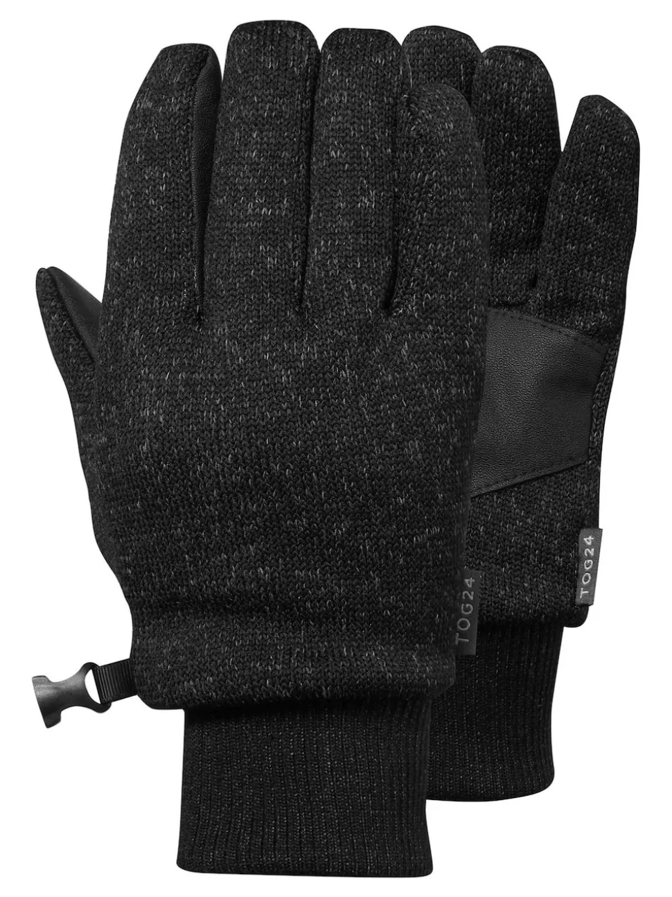 Tog 24 Grey Storm Winter Knitlook Powerstretch Gloves