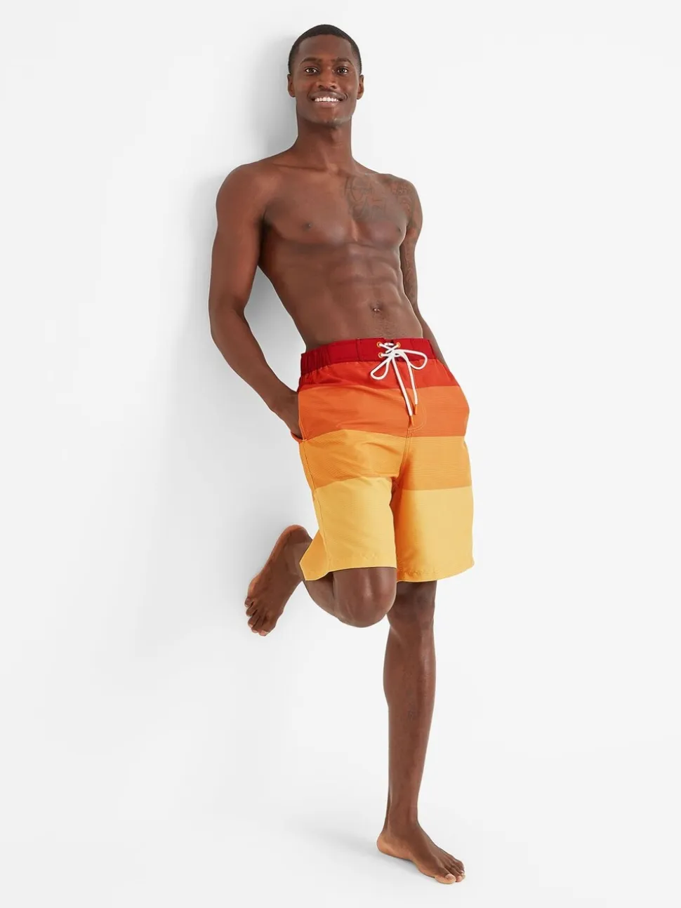 Tog 24 Orange Felix Swimming Swim Shorts