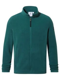 Tog 24 Peacock Green Mens Revive Fleece Black Jacket