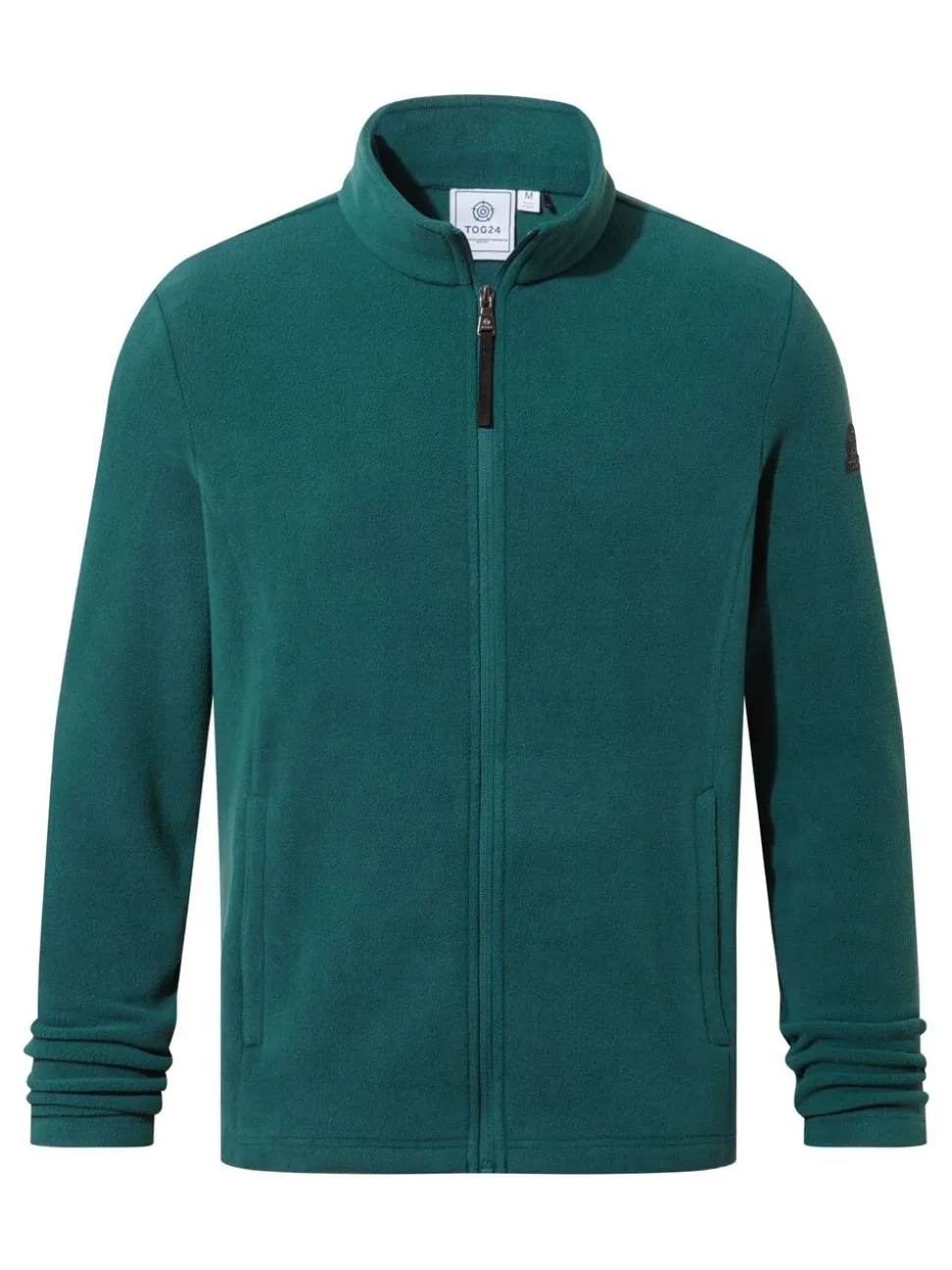 Tog 24 Peacock Green Mens Revive Fleece Black Jacket