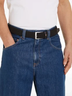 Tommy Hilfiger Black Adan Belt 3.5cm