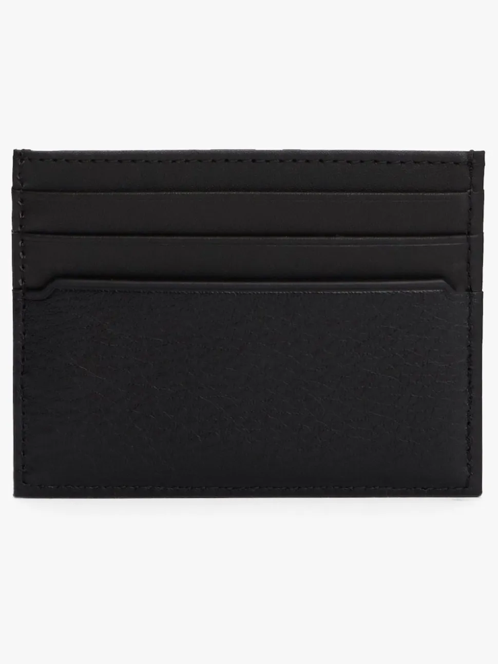 Tommy Hilfiger Black Business Corporate Leather Card Holder