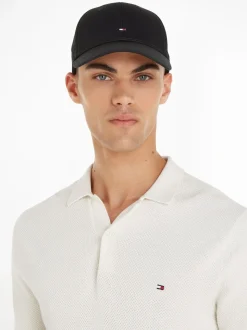Tommy Hilfiger Black Classic Baseball 100% Cotton Cap