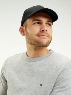 Tommy Hilfiger Black Classic Baseball 100% Cotton Cap