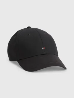 Tommy Hilfiger Black Classic Baseball 100% Cotton Cap