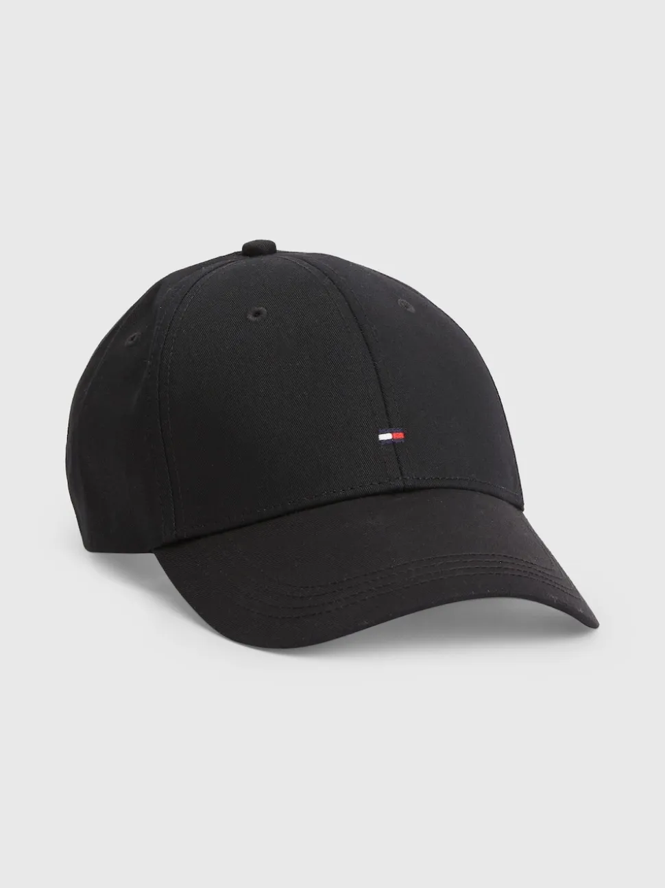 Tommy Hilfiger Black Classic Baseball 100% Cotton Cap