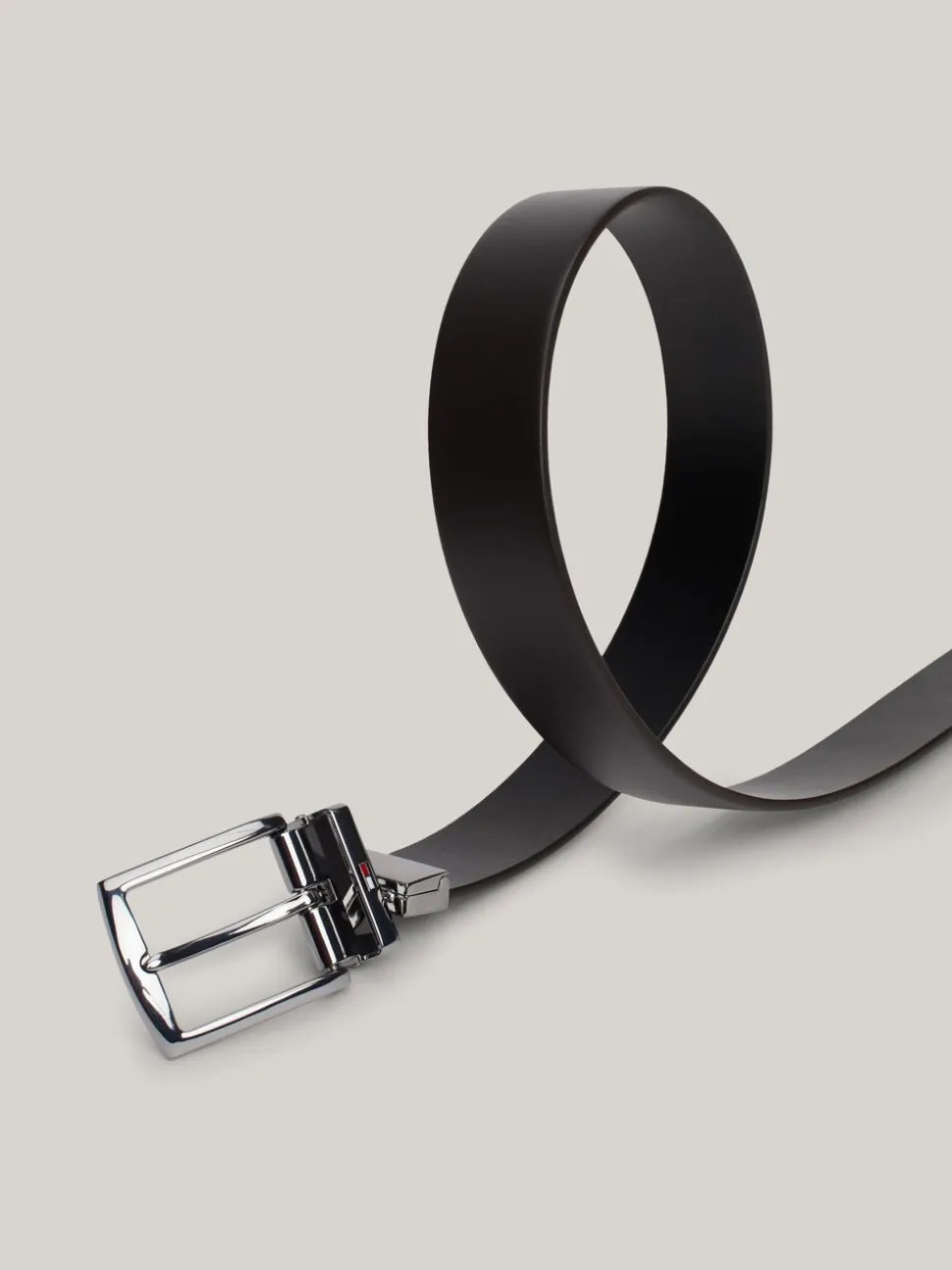 Tommy Hilfiger Black Denton Reversible 3.5cm Belt