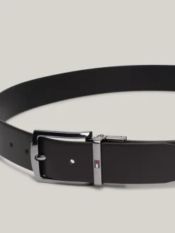Tommy Hilfiger Black Denton Reversible 3.5cm Belt