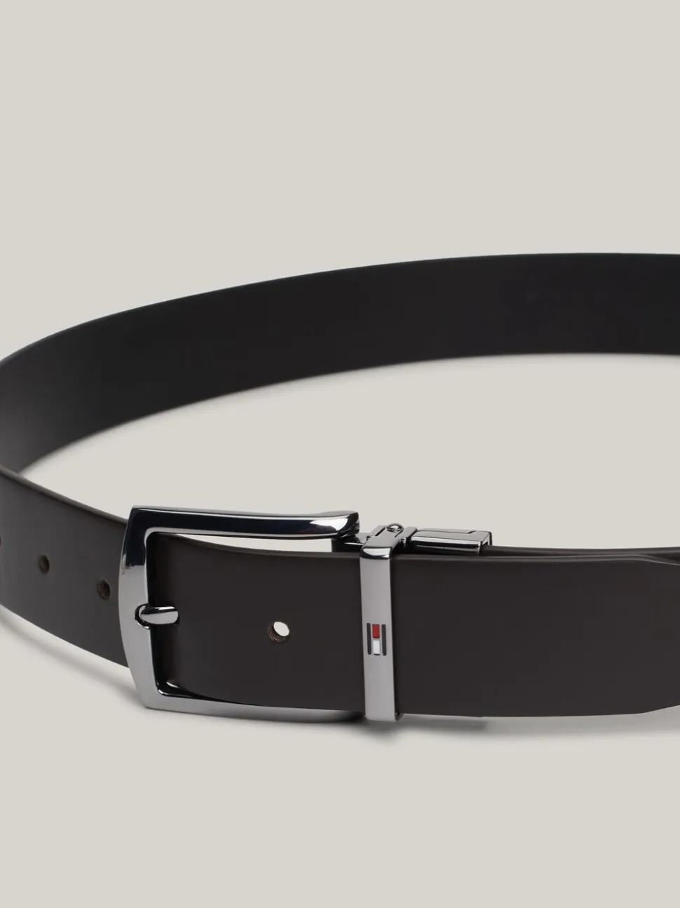 Tommy Hilfiger Black Denton Reversible 3.5cm Belt