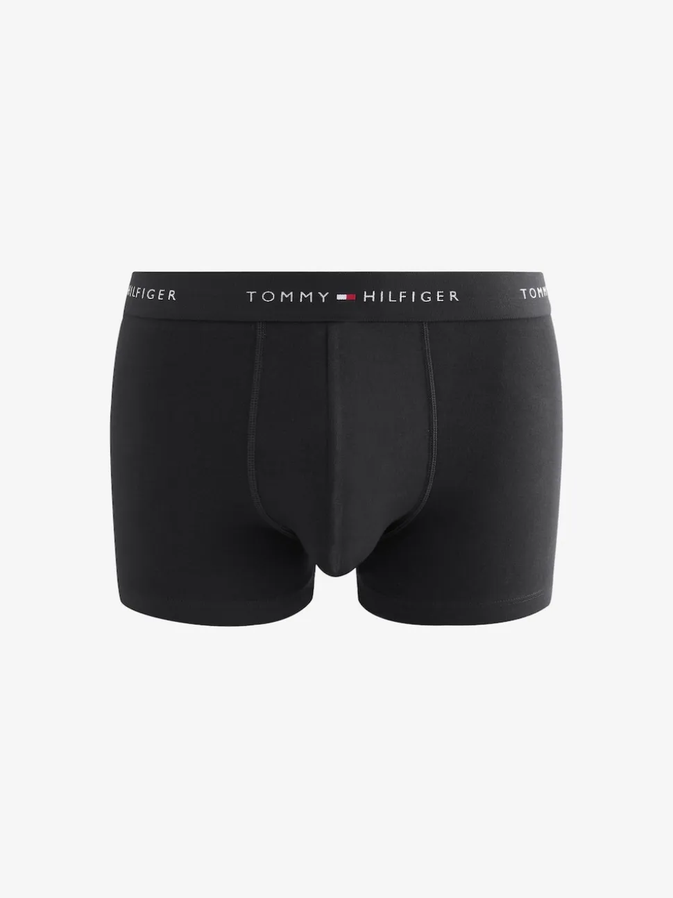 Tommy Hilfiger Black Essential Logo Waistband Trunks 3 Pack
