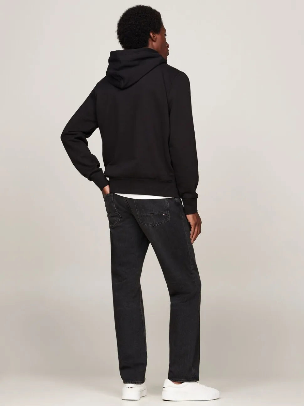 Tommy Hilfiger Black Essential Fleece Hoodies