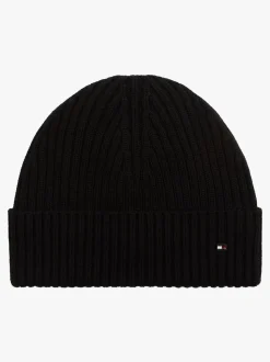 Tommy Hilfiger Black Flag Pure Wool Beanie