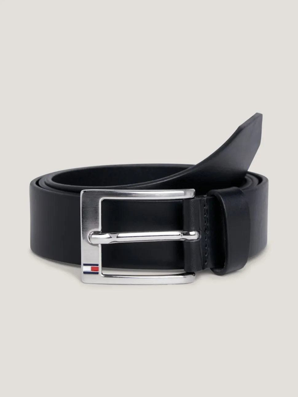 Tommy Hilfiger Black Leather Aly Belt