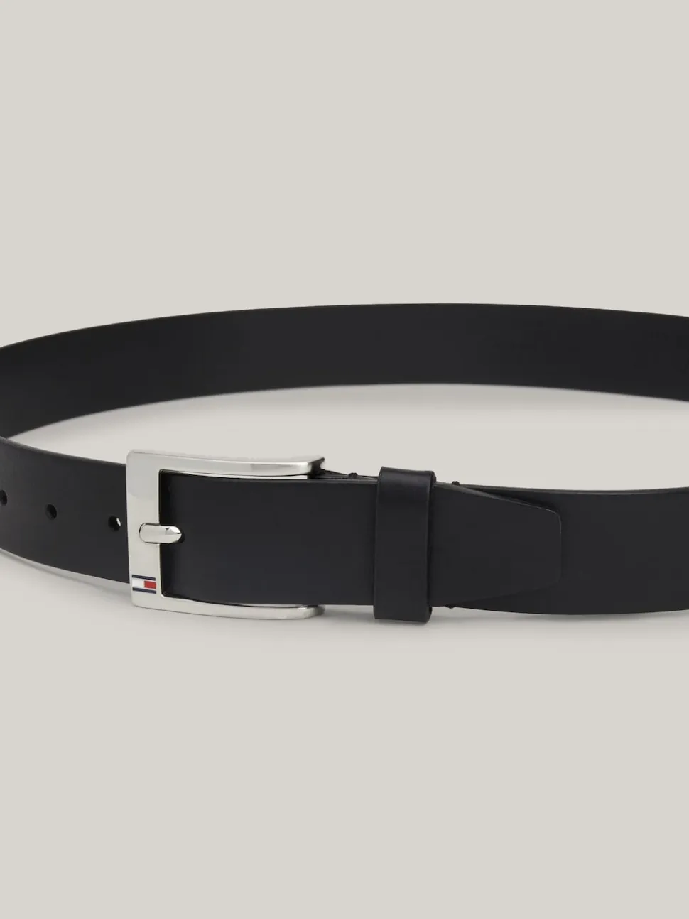 Tommy Hilfiger Black Leather Aly Belt