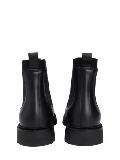Tommy Hilfiger Black Lightweight Leather Chelsea Boots