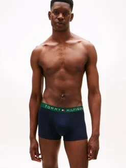 Tommy Hilfiger Black Logo Waistband Trunks 3 Pack