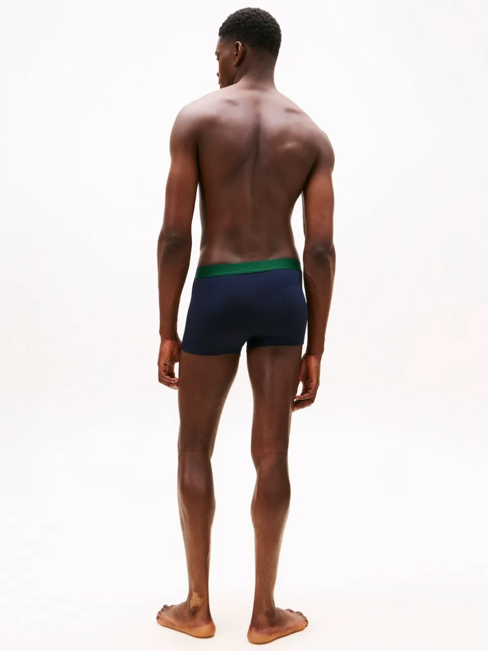 Tommy Hilfiger Black Logo Waistband Trunks 3 Pack
