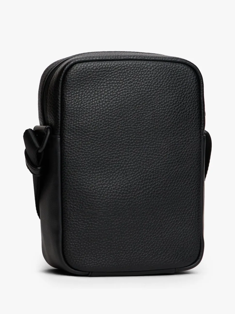 Tommy Hilfiger Black Modern Repeat Flag Cross-Body Reporter Bag