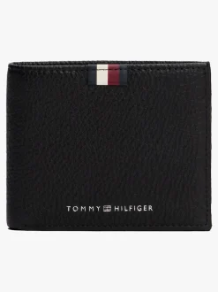 Tommy Hilfiger Black Premium Mini Leather Card Case