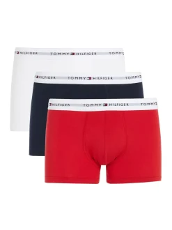Tommy Hilfiger Blue Blue Signature Cotton Essential Boxers 3 Pack
