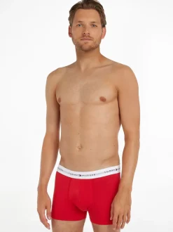 Tommy Hilfiger Blue Blue Signature Cotton Essential Boxers 3 Pack