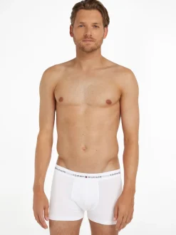 Tommy Hilfiger Blue Blue Signature Cotton Essential Boxers 3 Pack