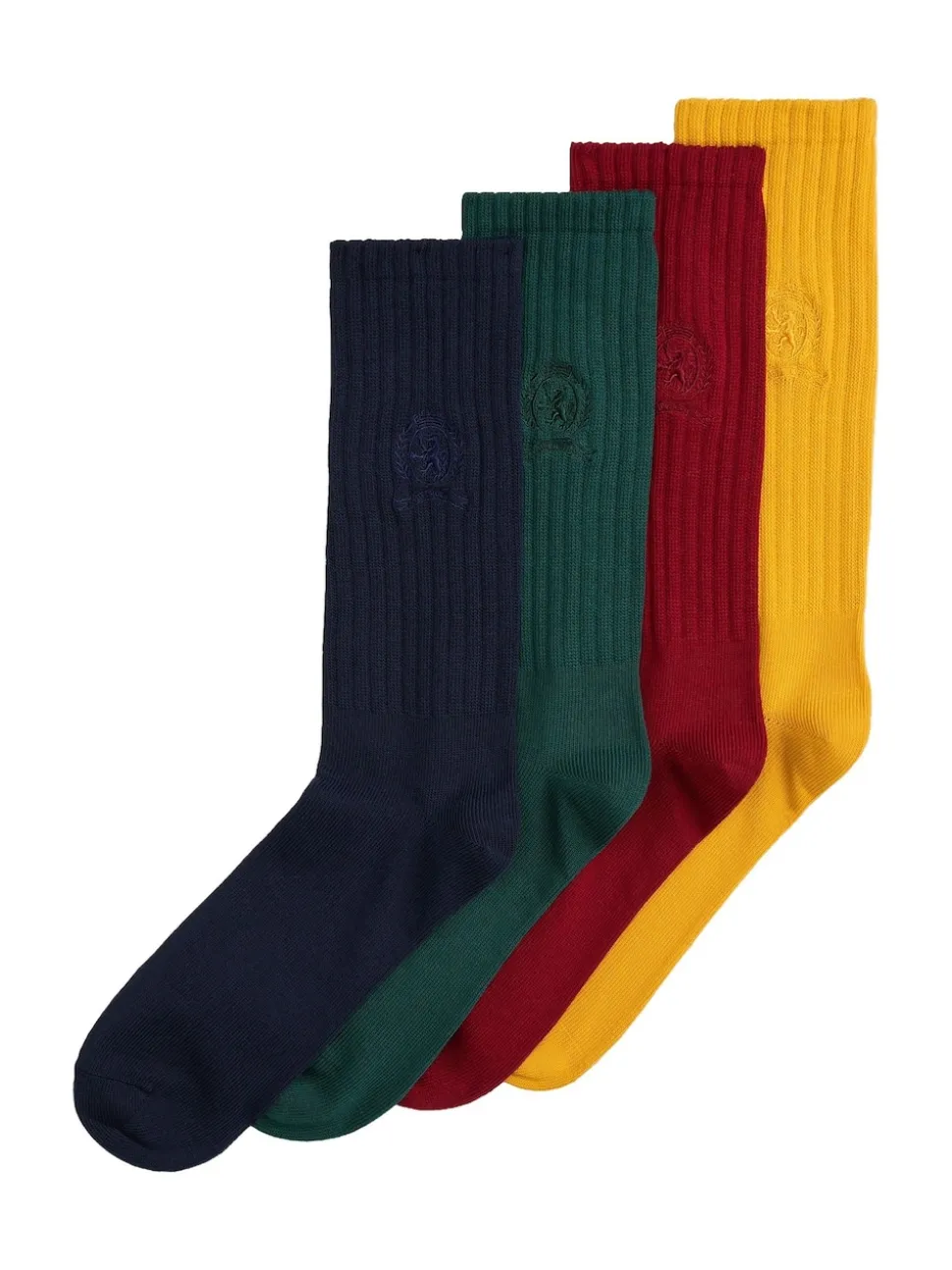 Tommy Hilfiger Blue Crest Socks 4 Pack Gift Box