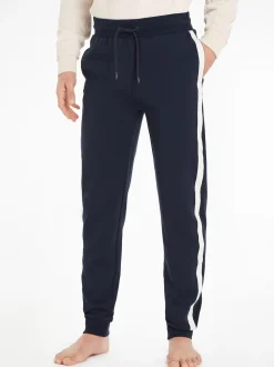 Tommy Hilfiger Blue Cuffed Track 100% Cotton Joggers