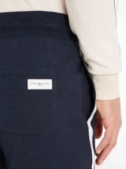 Tommy Hilfiger Blue Cuffed Track 100% Cotton Joggers