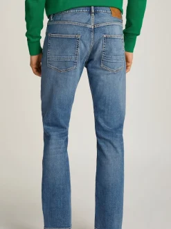 Tommy Hilfiger Blue Denton Faded Straight Leg Jeans