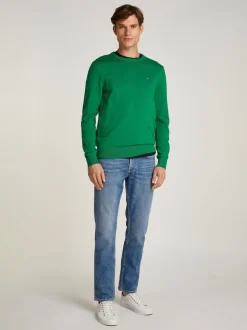 Tommy Hilfiger Blue Denton Faded Straight Leg Jeans