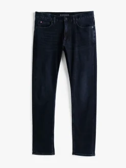 Tommy Hilfiger Blue Denton Straight Jeans With Stretch