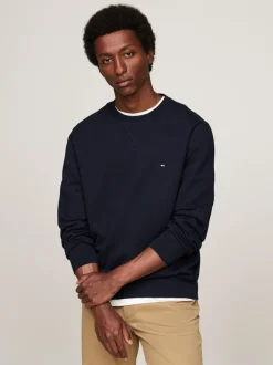 Tommy Hilfiger Blue Essential Fleece Sweatshirt