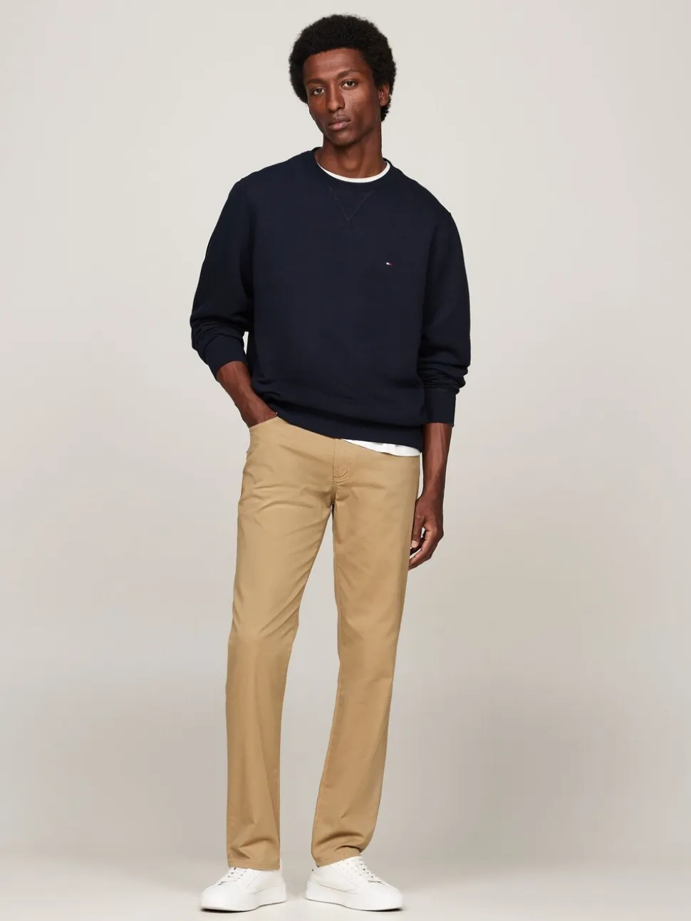 Tommy Hilfiger Blue Essential Fleece Sweatshirt
