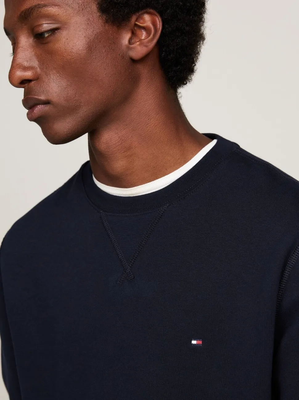 Tommy Hilfiger Blue Essential Fleece Sweatshirt