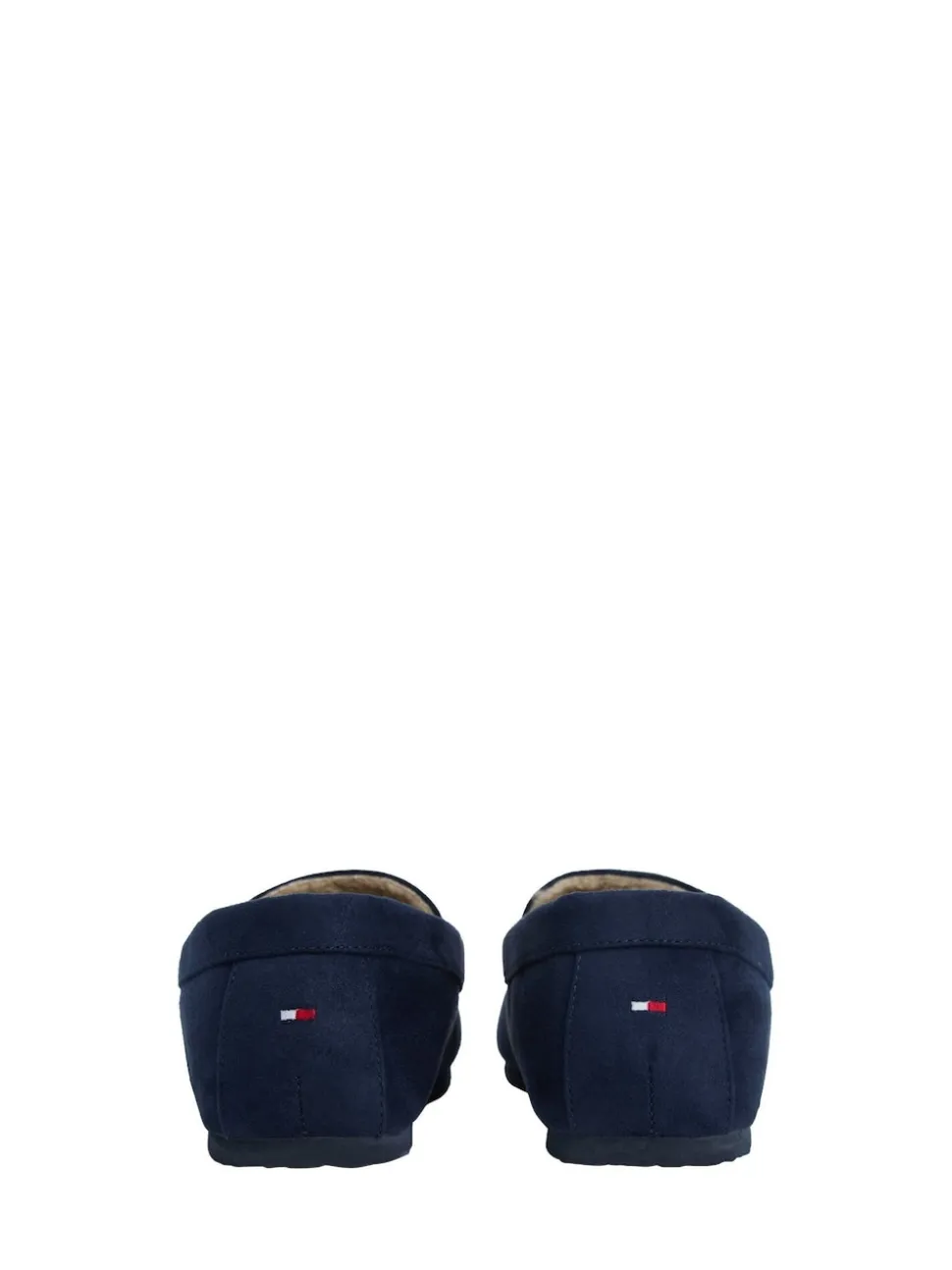 Tommy Hilfiger Blue Fleece Lined Driver Slippers