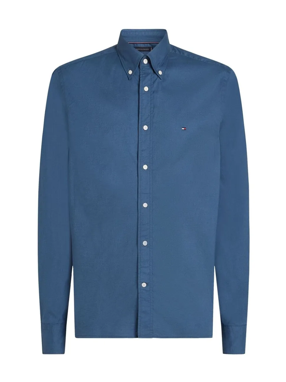 Tommy Hilfiger Blue Flex Regular Fit Poplin Shirt